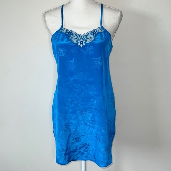 Sears Other - Vintage Electric Blue Slip